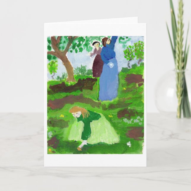 Impressionist homage note card (Front)