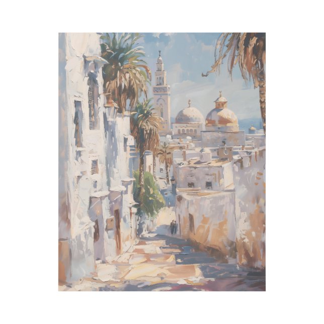 Impressionist image of Tunis around 1906 Gallery Wrap (Front)