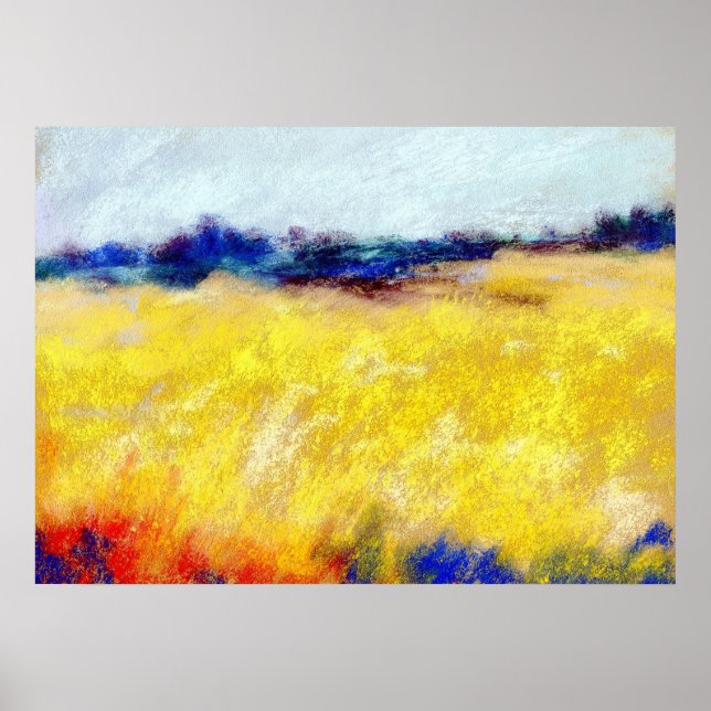 Impressionist Landscape Painting Poster (Front)