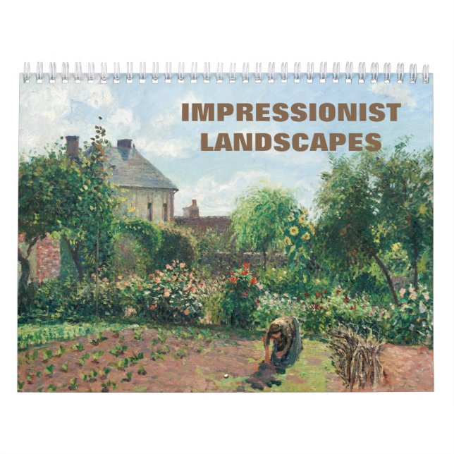 Impressionist Landscapes - Masterpiece Paintings Calendar (Cover)