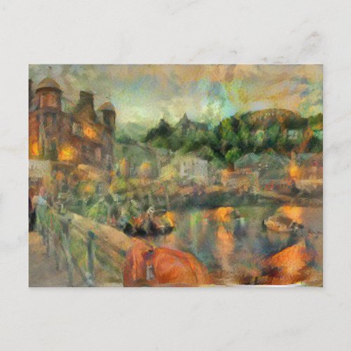 Impressionist Oban Holiday Postcard