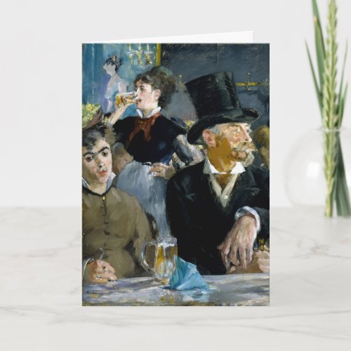 Impressionist Painting by douard Manet  Classic Card