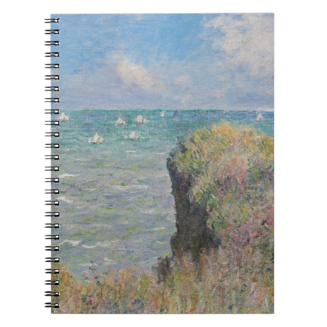 Impressionist Seaside Cliff Spiral Notebook (Front)