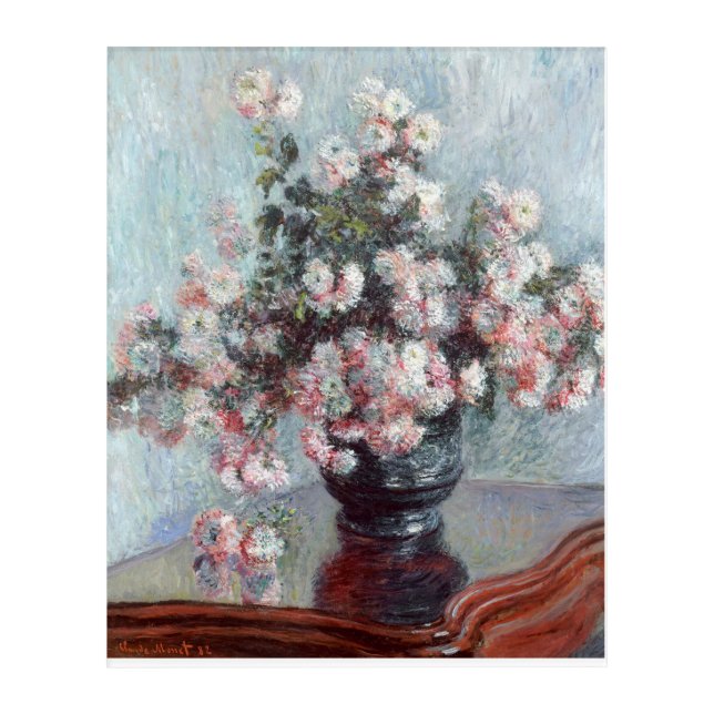 Impressionist Still Life Floral Acrylic Print (Front)