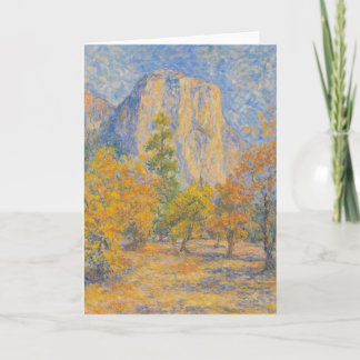 Impressionist Style 'El Capitan from Yosemite Vall Card