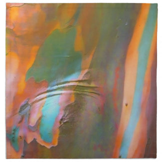 Impressionist-style Eucalyptus Bark Napkin