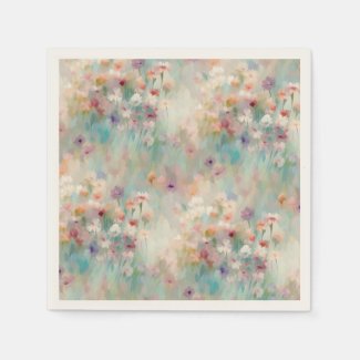 Impressionist Wildflowers Pastel