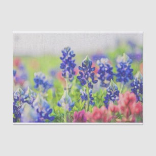 Impressionistic Bluebonnet Tissue Paper