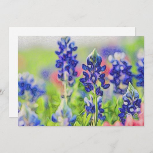 Impressionistic Bluebonnets (Front/Back)