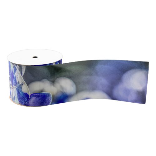 Impressionistic Bluebonnets Grosgrain Ribbon