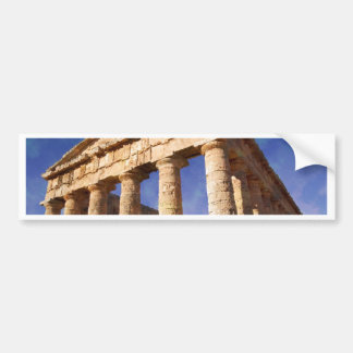 Impressitaly Temple Sicily Bumper Sticker