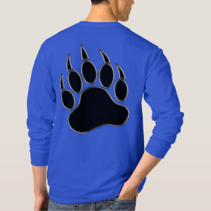 Impressive Bear Paw Printed on the Back - Shirt