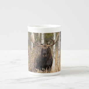 Impressive Bull Moose Bone China Mug