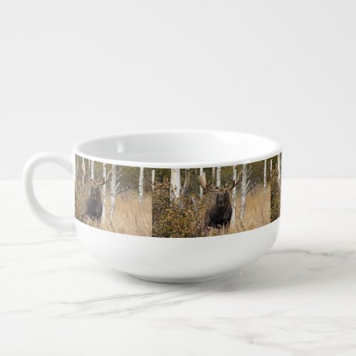 Impressive Bull Moose Soup Mug