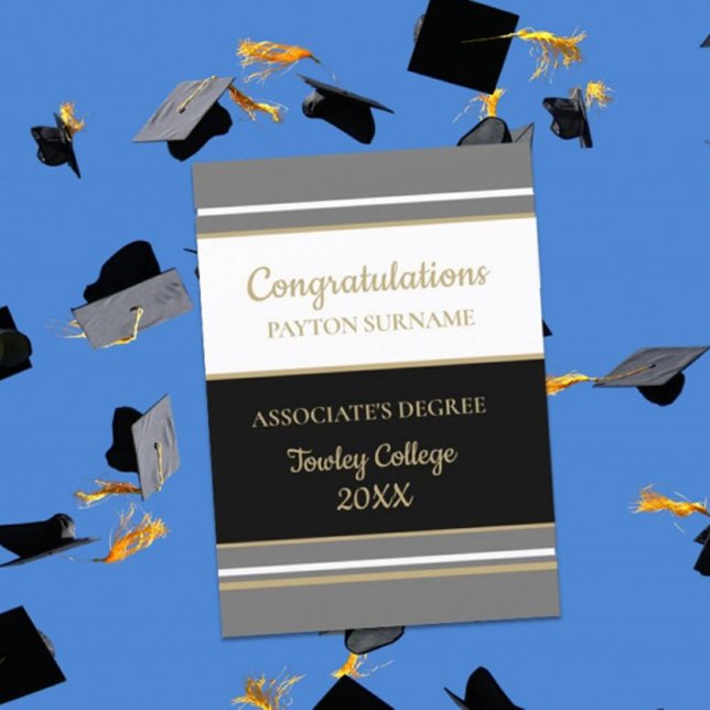 Impressive Custom Associate's degree  Card (Creator Uploaded)