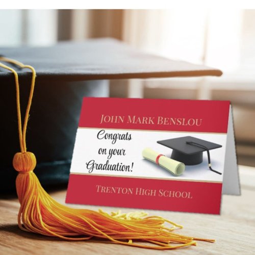 Impressive Graduate Congrats Graduation  Card