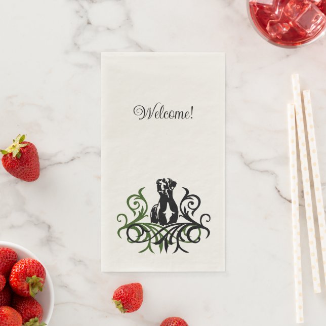 Impressive Great Dane Paper Guest Towels (Insitu)