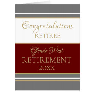 Impressive! Huge Congratulations Retirement card