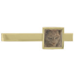 Impressive Lynx Gold Finish Tie Bar