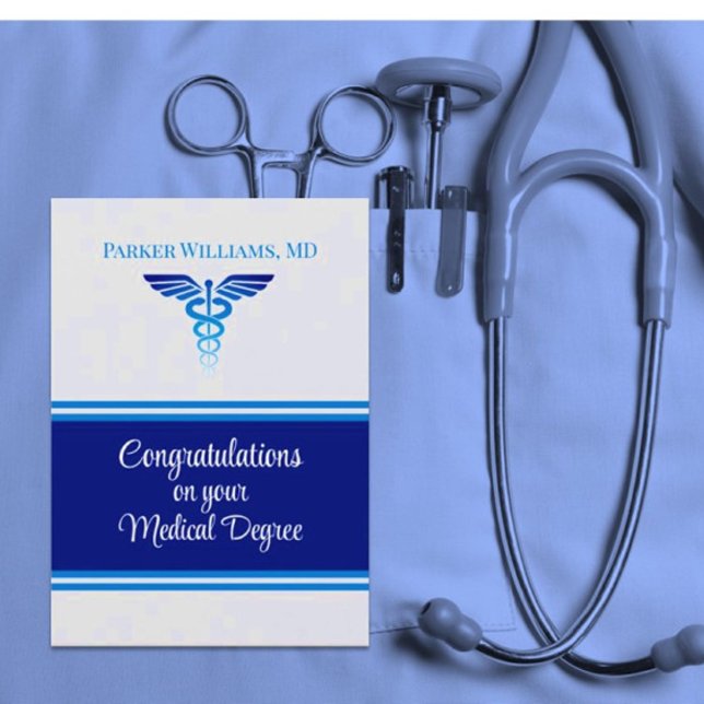 Impressive! Medical degree Graduation card (Creator Uploaded)