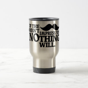 Impressive Mustache mug - choose style, color