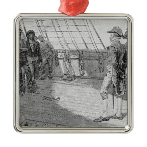 Impressment of American Seamen Metal Ornament