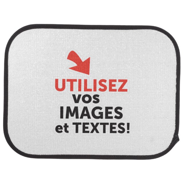Imprimer vos conceptions en ligne en français car mat (Rear)