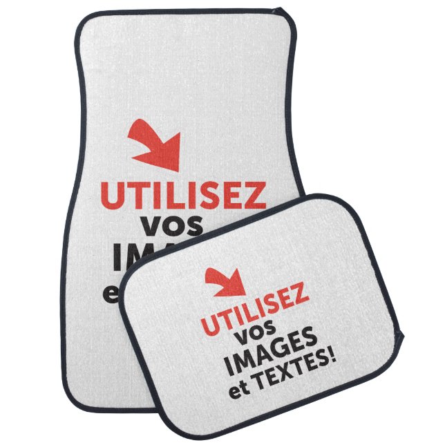 Imprimer vos conceptions en ligne en français car mat (Set)