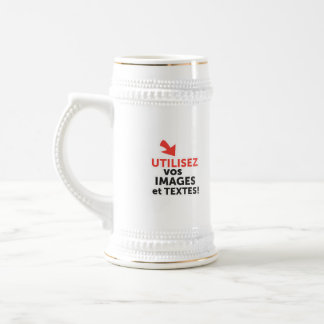 Imprimer vos designs en ligne DIY en Français Beer Stein
