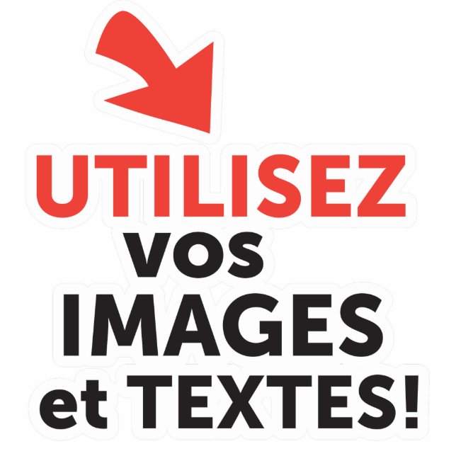 Imprimer vos designs en ligne DIY en Français Statuette (Front)