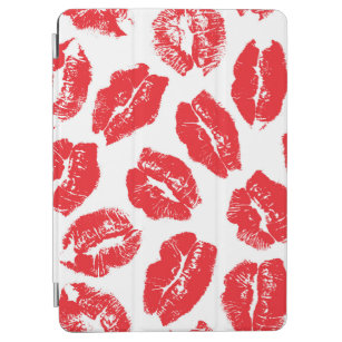 Imprint Kiss Red Lips: Vintage Seamless iPad Air Cover