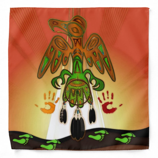 Imprint Native American Inspired Bandana (Front)