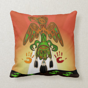 Imprint Native American Inspired Throw Pillow