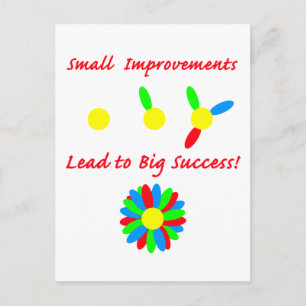 Improvement Success Postcard