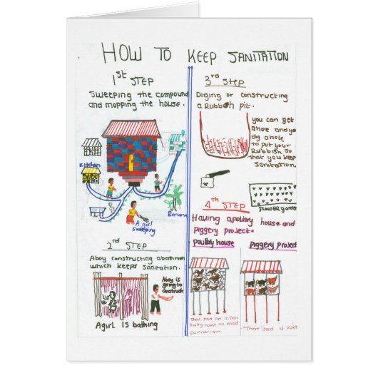 Improving Sanitation in a Rural Home Cards (Front)
