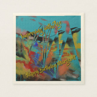 Improving with Age - Rough Sea Napkins