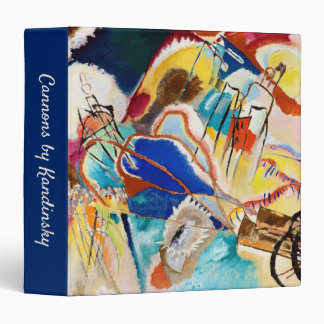 Improvisation 30 (Cannons) by Wassily Kandinsky 3 Ring Binder