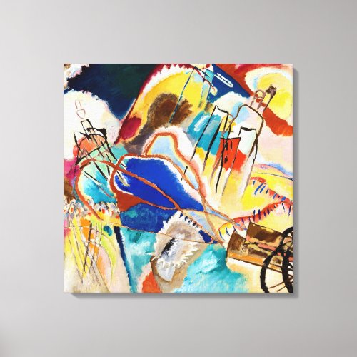 Improvisation 30 Cannons by Wassily Kandinsky Canvas Print