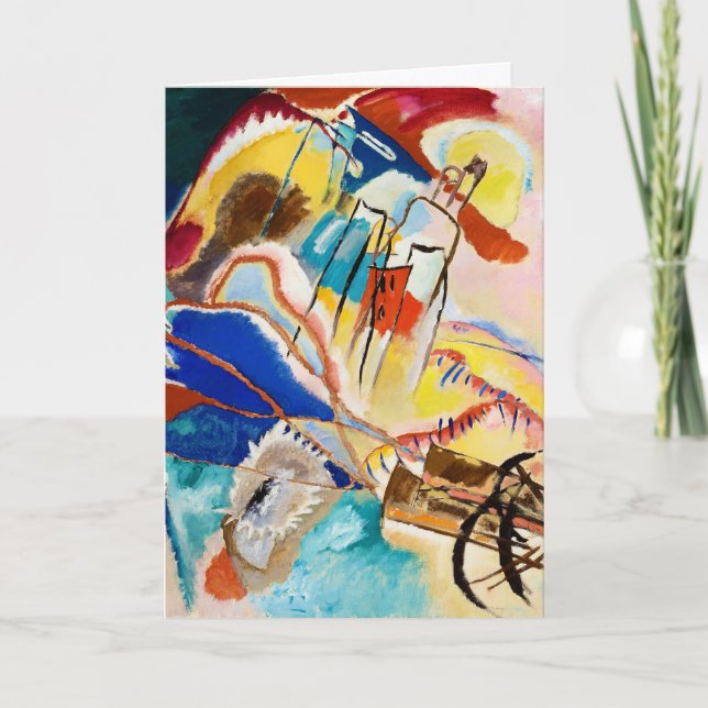 Improvisation 30 (Cannons) by Wassily Kandinsky Card (Front)