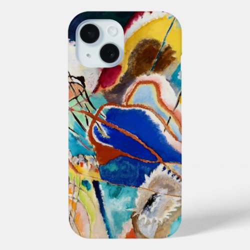 Improvisation 30 Cannons by Wassily Kandinsky iPhone 15 Case