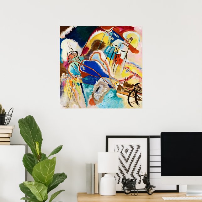 Improvisation 30 (Cannons) by Wassily Kandinsky Poster (Home Office)