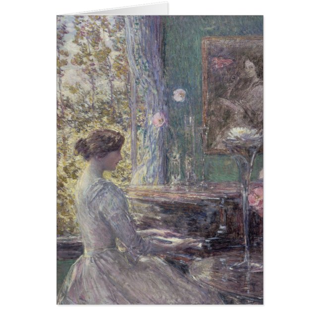 Improvisation by Frederick Childe Hassam Cards (Front)