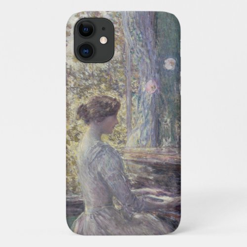 Improvisation by Frederick Childe Hassam iPhone 11 Case