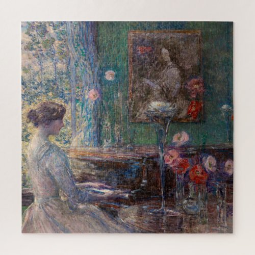 Improvisation by Frederick Childe Hassam Jigsaw Puzzle