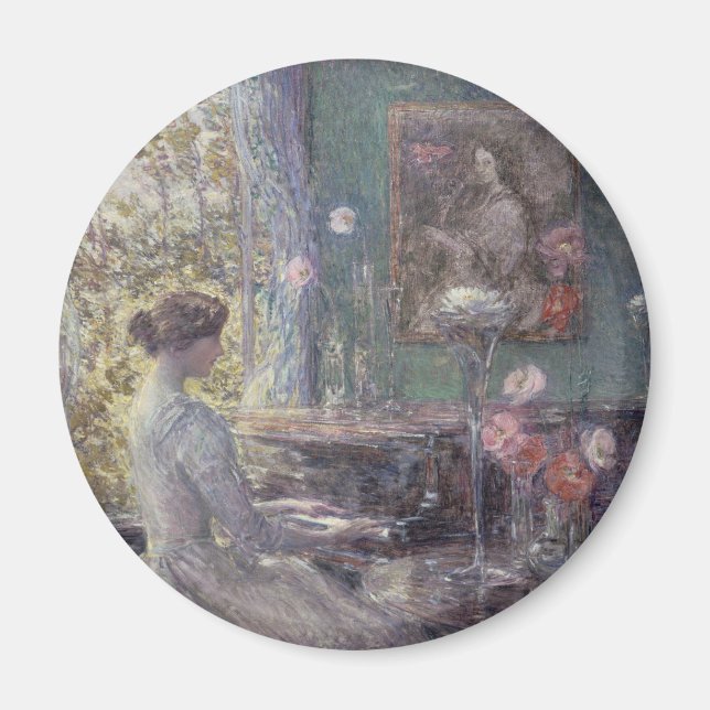 Improvisation by Frederick Childe Hassam Magnet (Front)