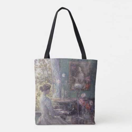 Improvisation by Frederick Childe Hassam Tote Bag