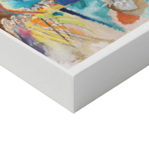 Improvisation No. 30 (1913) high resolution paint Faux Canvas Print