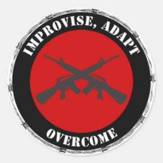 Improvise, Adapt, Overcome Sticker