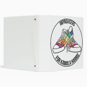 "Improvisers for Kamala Harris" Binder