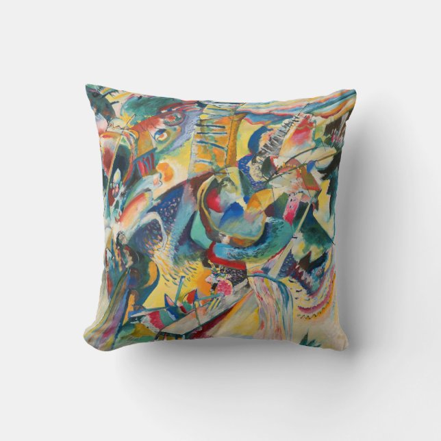 Improvization Gorge - Wassily Kandinsky - Throw Pillow (Front)
